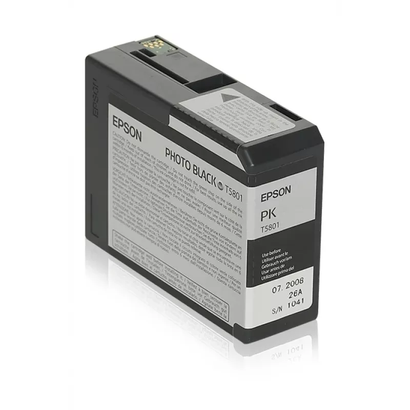 Epson T5801 (T580100) atramentová kazeta fotografická čierna, 80 ml