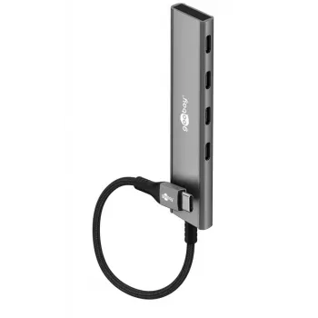 Goobay Slim 4-port USB hub USB-C na 5 Gbit/s - -Plug> 4x -Socket (76564)