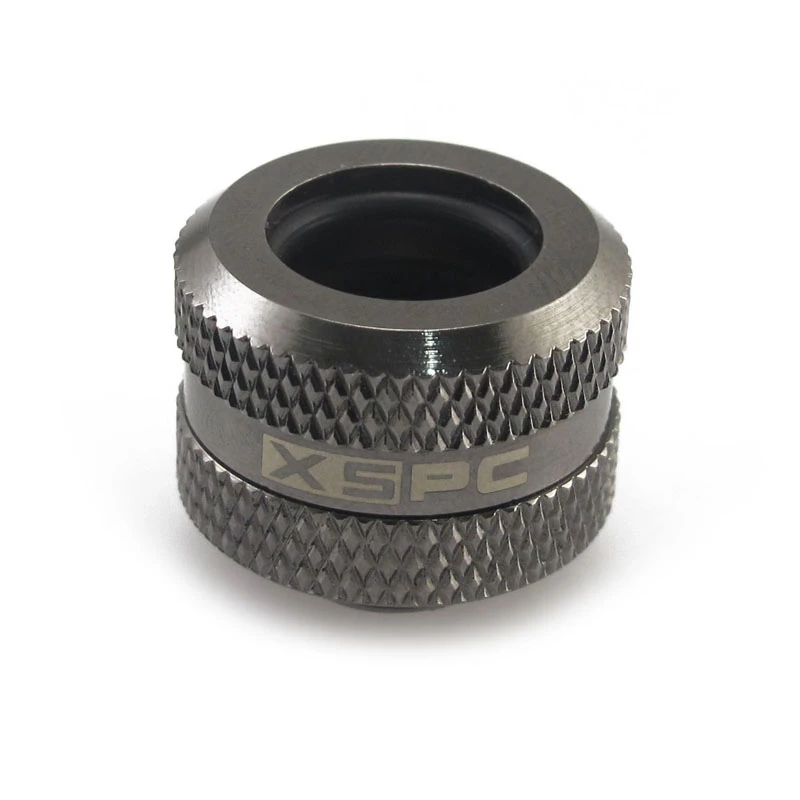 XSPC konektor G1/4 na 14 mm hardtube, čierny chróm - 8 ks