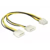 Interný napájací kábel DeLOCK 85453 0,3m 8-pin EPS12V samec