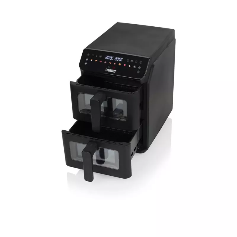 Princess Double Stack fritéza na vzduch | 182490 | Výkon 3000 W | Objem 11,2 l | Čierna