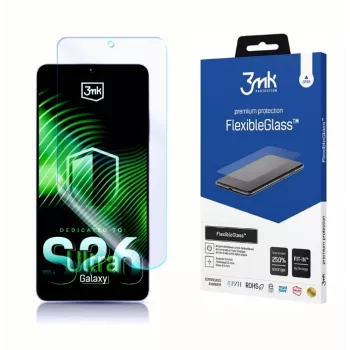 Ochranné sklo displeja 3MK FlexibleGlass pre Samsung Galaxy S26 Ultra – hybridná flexibilná tvrdená sklenená ochrana