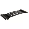 Akasa Riser Black X2 Mark IV Premium PCIe 4.0 x16 riser kábel, 20 cm, AK-CBPE03-20B
