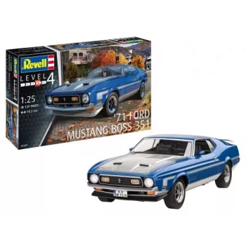 Plastový model auta REVELL Ford Mustang Boss 351 stavebnica v mierke 1:25