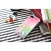 Ochranné puzdro iKins pre Apple iPhone 8/7 – vzor vodných kvetov, biela