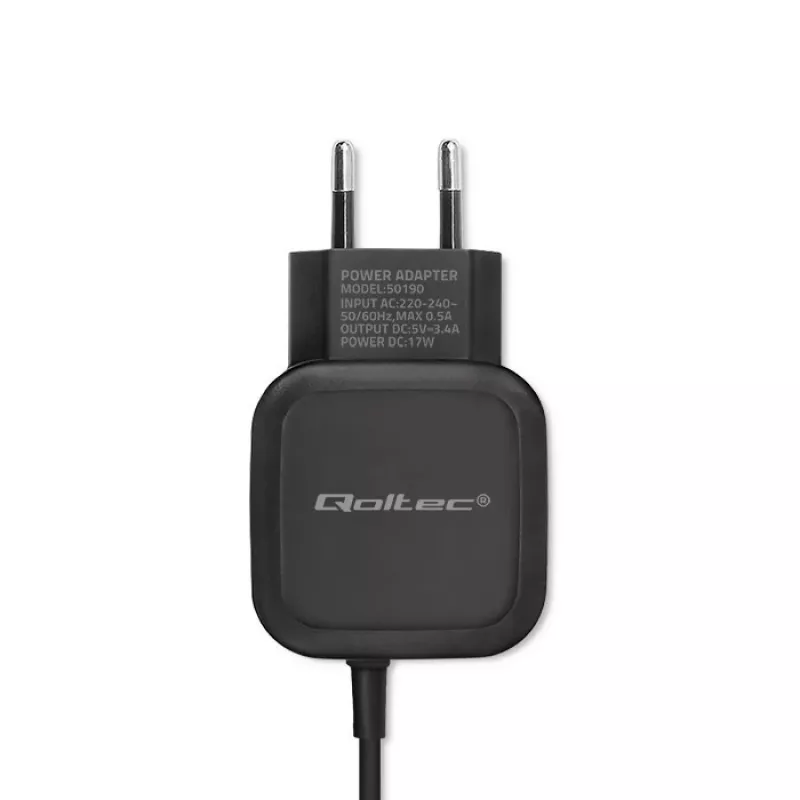 Qoltec 50190 nabíjačka pre mobilné zariadenia, mobil, tablet, telefón, univerzálna