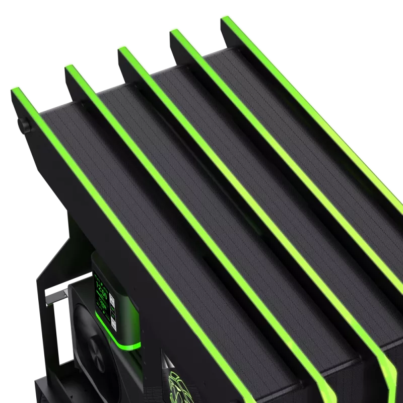 Gamemax skriňa | BLADE CONCEPT | čierna | ATX | napájací zdroj nie je súčasťou