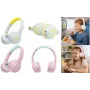 LogiLink BT0073BL On-Ear slúchadlá, Bluetooth, káblové, svetlomodrá, žltá, skladacie (BT0073BL)