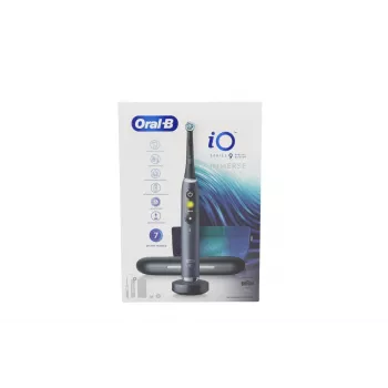 Elektrická zubná kefka BRAUN Oral‑B iO9 Black Special Edition — čierna, nabíjateľná, oscilačno-rotačná a mikrovibrácie