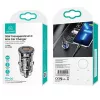 Autonabíjačka usams CC164CC01 30W s 1×USB-A a 1×USB-C pre rýchle nabíjanie
