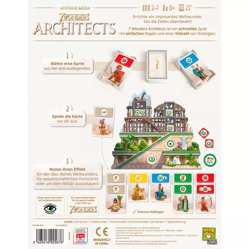 7 Wonders - Architects, dosková hra