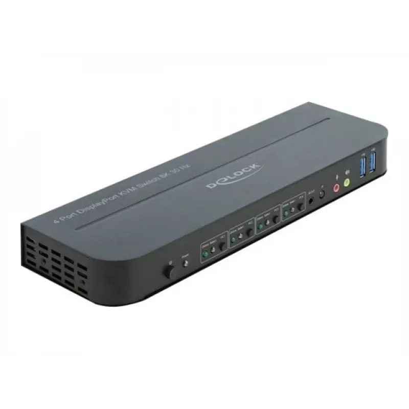 KVM switch DeLOCK 11484 čierna