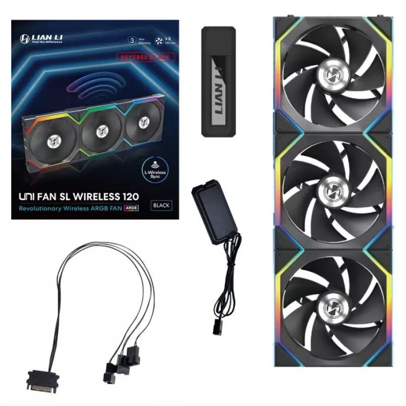 Ventilátor Lian Li UNI FAN SL Wireless 120 Reverse Blade