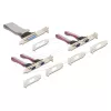 Interný Mini-PCIe rozhranový adaptér DELOCK 95279 — sériový host, Mini-PCIe výstup, podpora RS-232, 460,8 Kbit/s, FIFO 256 B, 30×51×10 mm