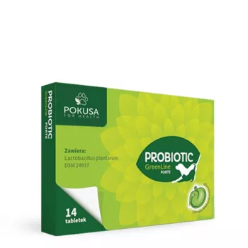 POKUSA Probiotic Forte GreenLine – probiotikum pre psov – 14 ks