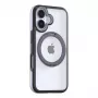 Ochranné puzdro Torras Ostand R Fusion pre iPhone 16 — čierne, tenké nárazuvzdorné puzdro