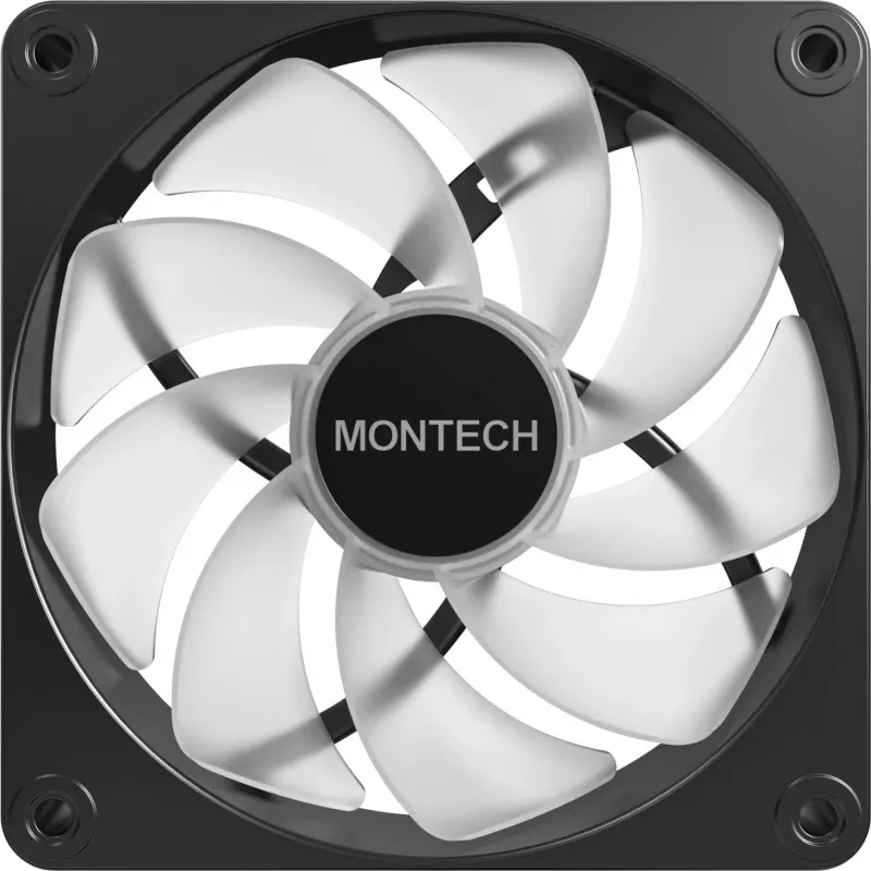 Montech GF120R V2 ARGB modul ventilátora do počítačovej skrine 12 cm čierny 3 kusy