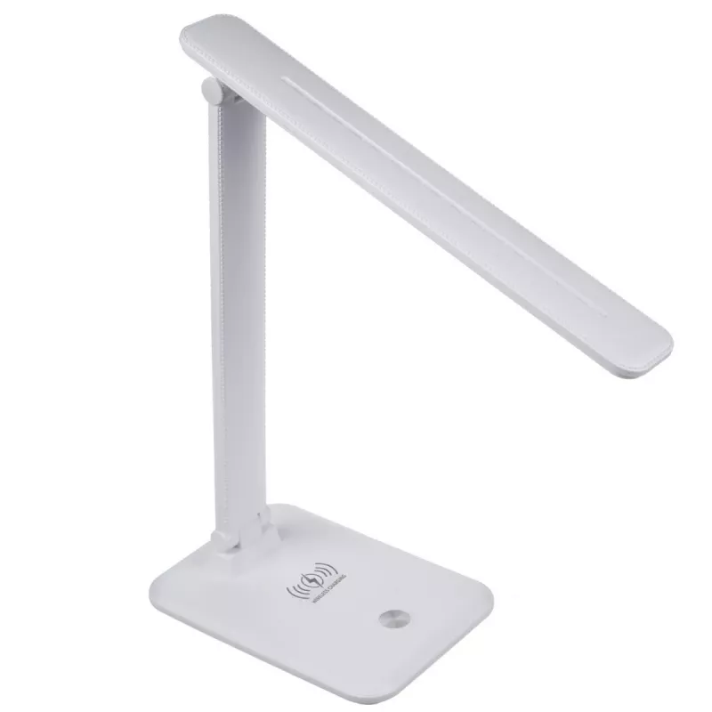 LED stolná lampa MACLEAN MCE616W 9W s integrovanou Qi bezdrôtovou nabíjačkou