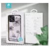 Ochranné puzdro Devia Crystal Flora pre iPhone 12 mini — čierna
