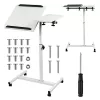 Maclean mobilný stojan na stôl/laptop, biely, nastavenie výšky 59-89 cm, max. 30 kg, MC-121 W