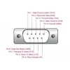 DeLOCK adaptér USB 2.0 Type-A na sériový RS-232 D-Sub 9-pinový konektor samec 0,25 m