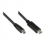 Good Connections USB2.0 kábel C-Mini B 5-pol. čierny 1,8 m