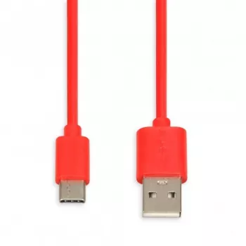 USB kábel IBOX IKUMTCR 1 m, USB A na USB‑C, USB 2.0, červený