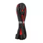 CableMod PRO ModMesh 12VHPWR na 3x PCIe kábel - 45 cm, čierna/červená