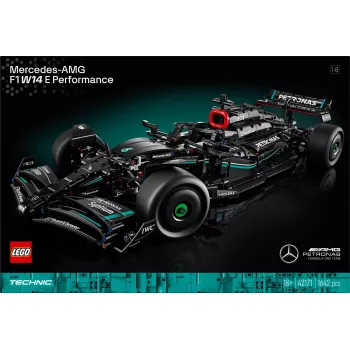 LEGO Technic 42171 Mercedes-AMG F1 W14 E Performance, mierka 1:8, 1642 dielikov, 18+