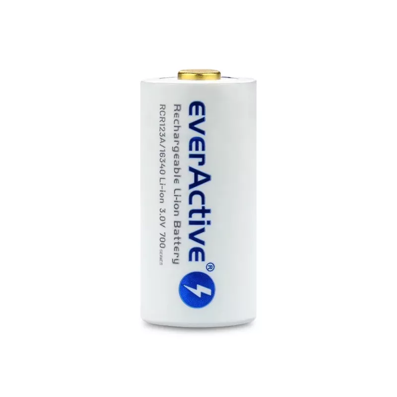 Nabíjateľná batéria everActive EV16340 700mAh 3V s funkciou nabíjania Micro-USB