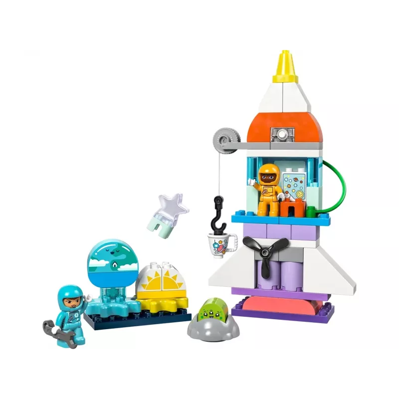 LEGO DUPLO 3in1 Space Shuttle Adventure raketová hračka 10422