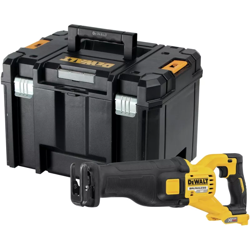DEWALT DCS389NT recipročná píla FlexVolt 54V TSTAK čierna, žltá