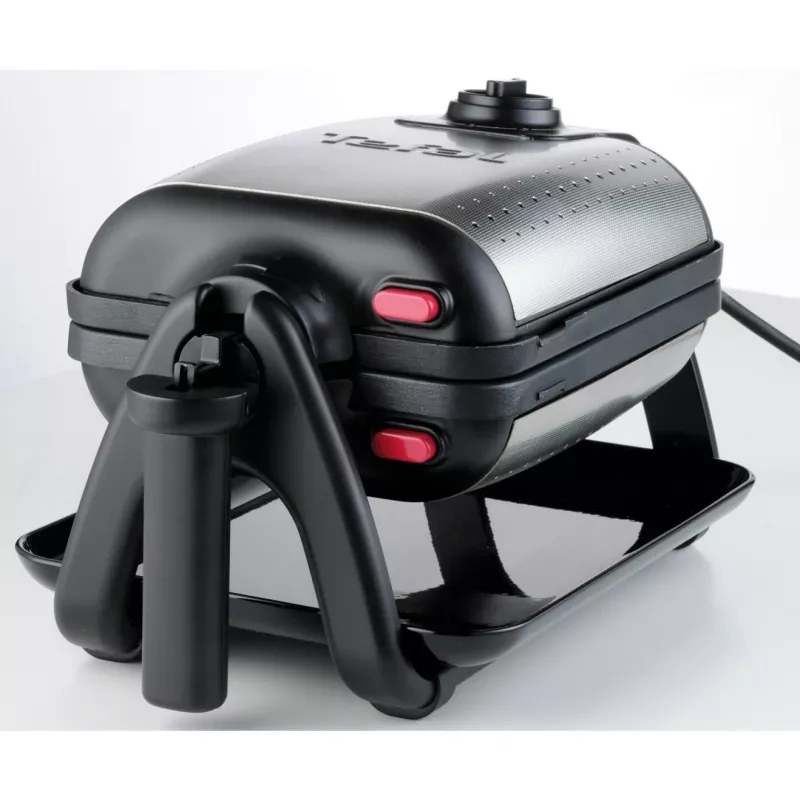 Tefal WM756D vaflovač 2 vafle 1200 W čierna, nerez