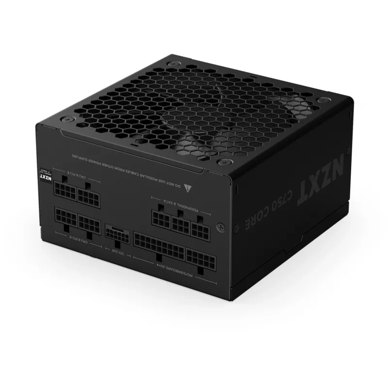 C750 GOLD CORE, PC napájací zdroj čierny, 1x 12-Pin High Power GPU, 3x PCIe, cable management, 750 wattov