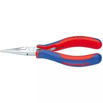Knipex elektronické chápadlové kliešte celková dĺžka 145 mm ploché okrúhle čeľuste 6 viackomponentná rukoväť