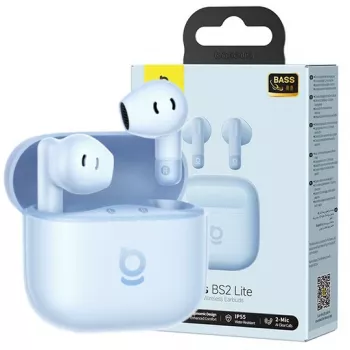 Bezdrôtové in-ear slúchadlá Baseus Bass BS2 Lite TWS – modrá