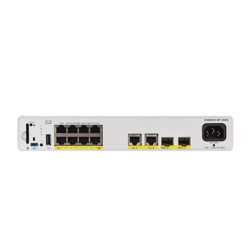 Catalyst 9200CX - Network Essentials - switch - kompaktný - L3 - managed - 8 x 10/