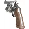 Kovový hračkársky policajný revolver Pulio 1556067/0 – 8-ranné valce