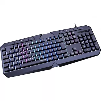 Klávesnica SPEEDLINK LUDICIUM Gaming USB QWERTZ nemecká čierna