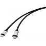 Renkforce USB prepojovací kábel k mobilu [1x USB-C™ samec – 1x Apple Lightning samec] 2,00 m Čierny (RF-4353448)