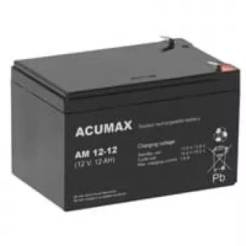 12V 12AH Vrla AM12-12 Acumax Emu batéria