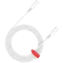 USB-C na USB-C kábel CANYON CC100SC 100W 1,2 m biely