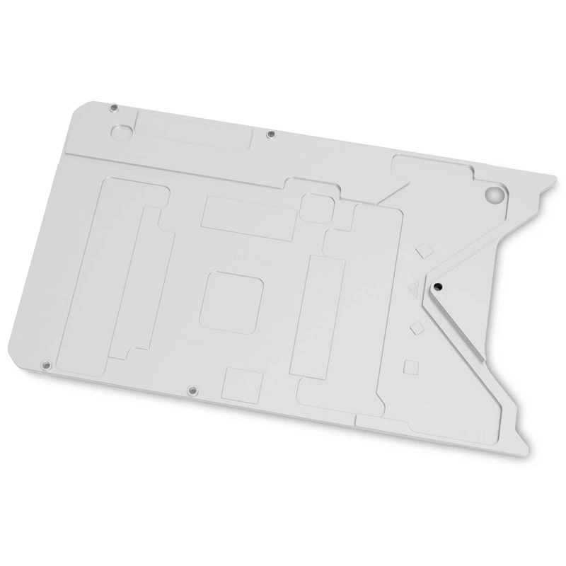 Backplate EK Water Blocks strieborná 1 kus — príslušenstvo pre chladiaci systém počítača