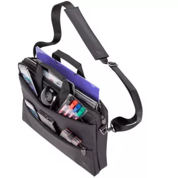 Cez rameno taška Rivacase 8630 39,6 cm (15,6 palcov) čierna