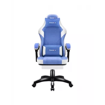 Herná stolička huzaro Force 3.7 modrá — ergonomický dizajn, výškovo nastaviteľná