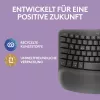 Logitech Wave Keys klávesnica Office RF Wireless + Bluetooth QWERTZ grafitová