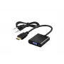 Videoadaptér SAVIO CL-23/B VGA (konektor samec) na HDMI Type-A (konektor samica) 0,5 m, čierny