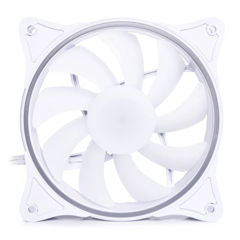 Alphacool Rise Aurora 24850 120 mm PWM ventilátor do skrine, 120x120x25 mm, biely
