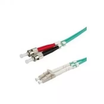 Optický jumper kábel ROLINE OM3 50/125µm LC/ST 10m