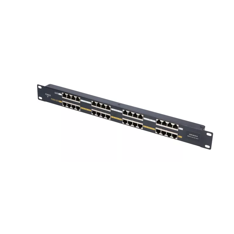 Extralink PoE injektor 16 port 16x 100Mb/s RJ45, Rackmount